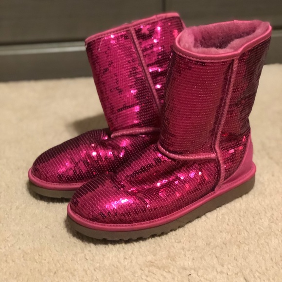 UGG Shoes - UGG pink sparkle boots